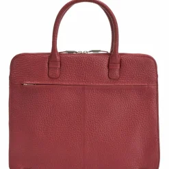 Voi Henkeltaschen<Hirsch Danielle Handtasche Leder 39 cm Laptopfach granat