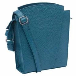 New Voi Hirsch Darlene Mini Bag Umhängetasche Leder 17 cm petrol