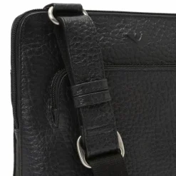 Outlet Voi Hirsch Era Umhängetasche Leder 23 cm schwarz