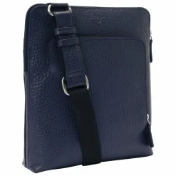 Voi Umhängetaschen<Hirsch Era Umhängetasche Leder 23 cm blau