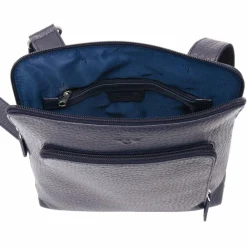 Voi Umhängetaschen<Hirsch Era Umhängetasche Leder 23 cm blau