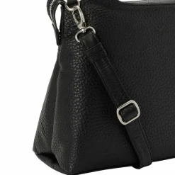 Clearance Voi Hirsch Gisela Schultertasche Leder 34 cm schwarz