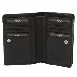 Online Voi Hirsch Gloria Geldbörse RFID Schutz Leder 14.5 cm schwarz