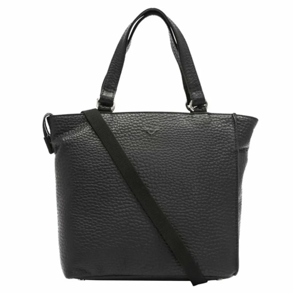 Voi Henkeltaschen<Hirsch Handtasche Leder 26 cm schwarz