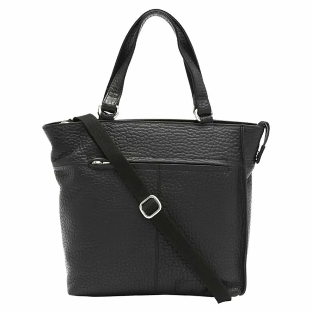 Voi Henkeltaschen<Hirsch Handtasche Leder 26 cm schwarz
