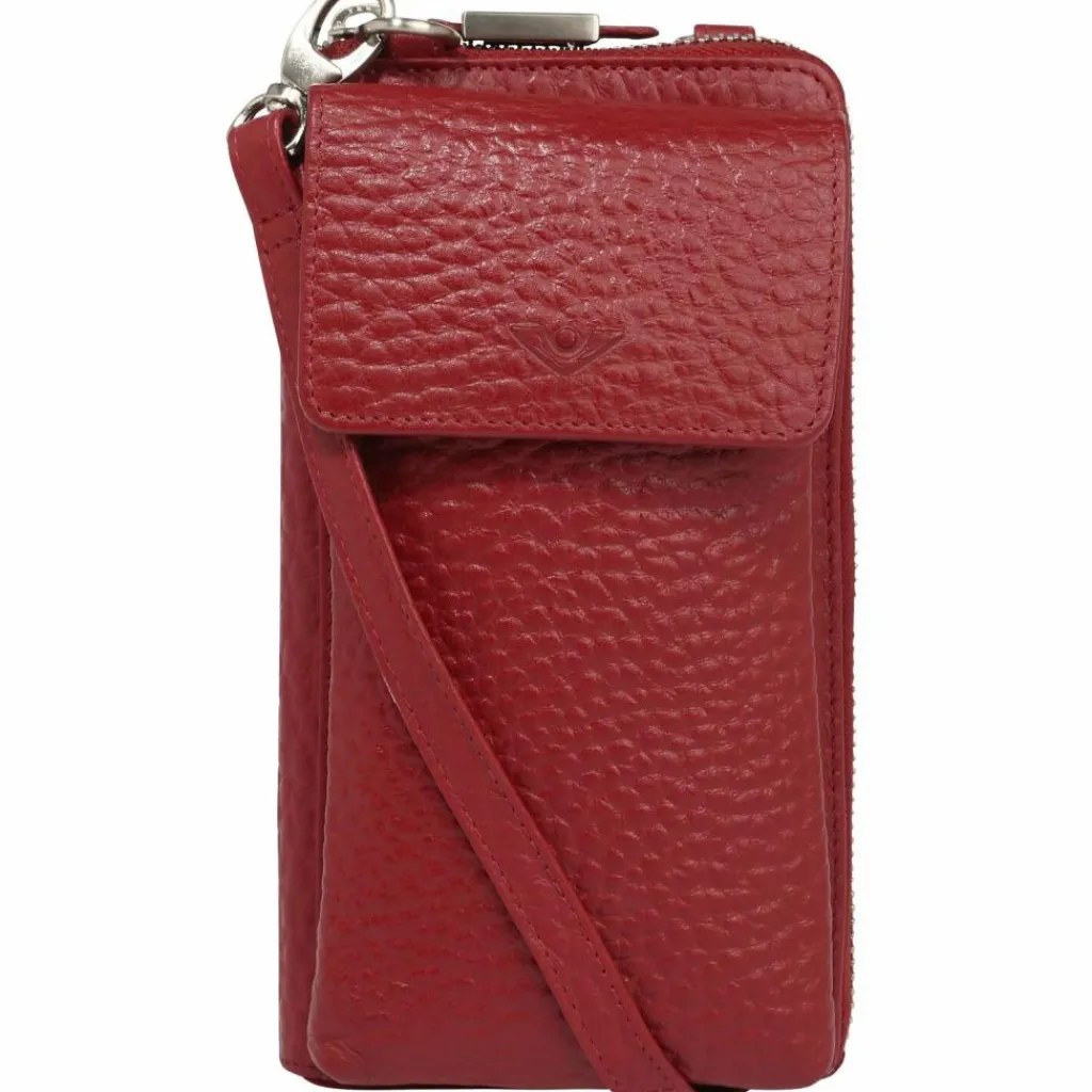 Voi Handytaschen<Hirsch Handytasche Leder 16 cm granat