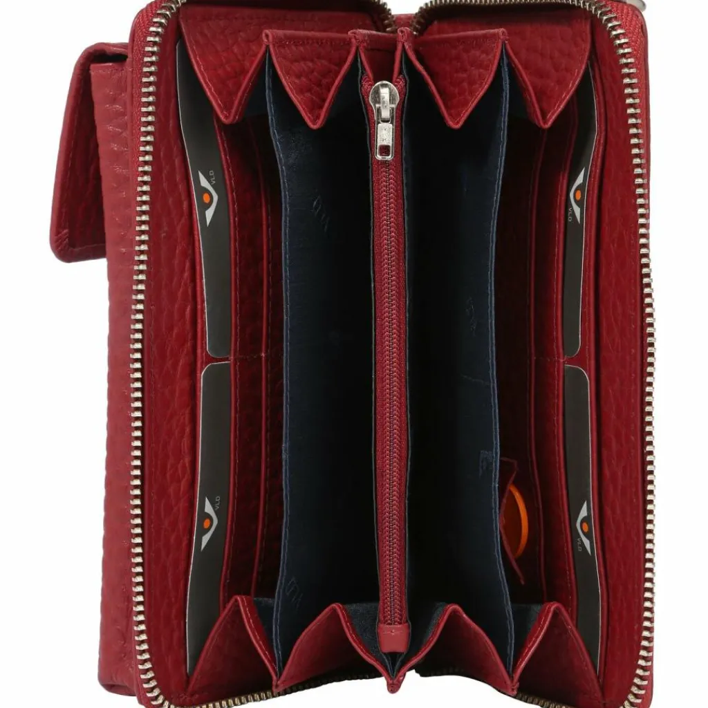 Voi Handytaschen<Hirsch Handytasche Leder 16 cm granat