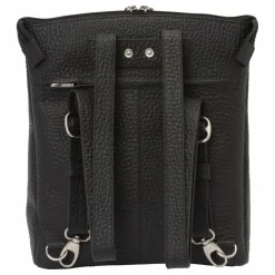 Voi Lederrucksäcke|City Rucksäcke<Hirsch Imma City Rucksack Leder 30 cm schwarz