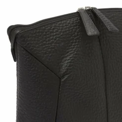 Voi Lederrucksäcke|City Rucksäcke<Hirsch Imma City Rucksack Leder 30 cm schwarz