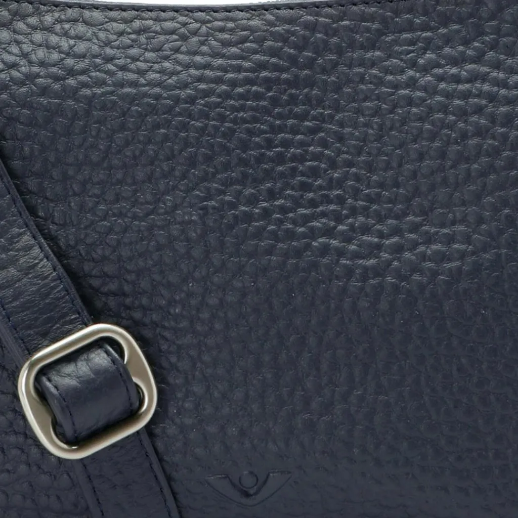 Hot Voi Hirsch Lucille Umhängetasche Leder 23 cm blau