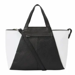 Voi Shopper|Henkeltaschen<Hirsch Shopper Tasche Leder 31.5 cm schwarz-weiss