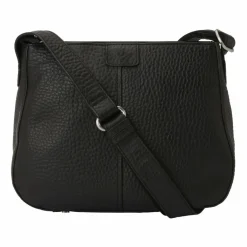 Voi Umhängetaschen<Hirsch Umhängetasche Leder 28 cm schwarz