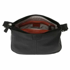 Voi Umhängetaschen<Hirsch Umhängetasche Leder 28 cm schwarz