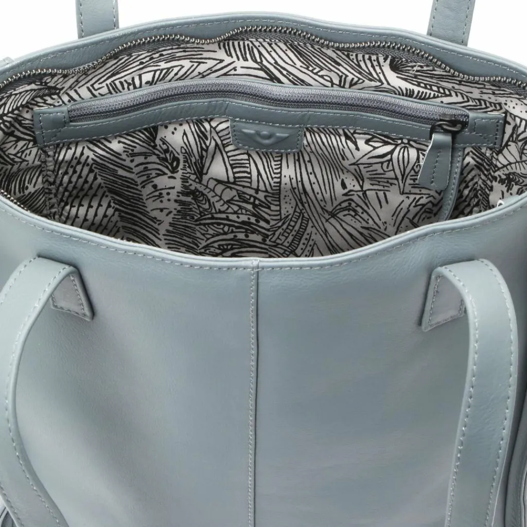 Voi Schultertaschen|Henkeltaschen<4Season Eugenia Schultertasche Leder 29.5 cm graphit