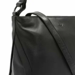 Outlet Voi 4Seasons Schultertasche Leder 30 cm schwarz