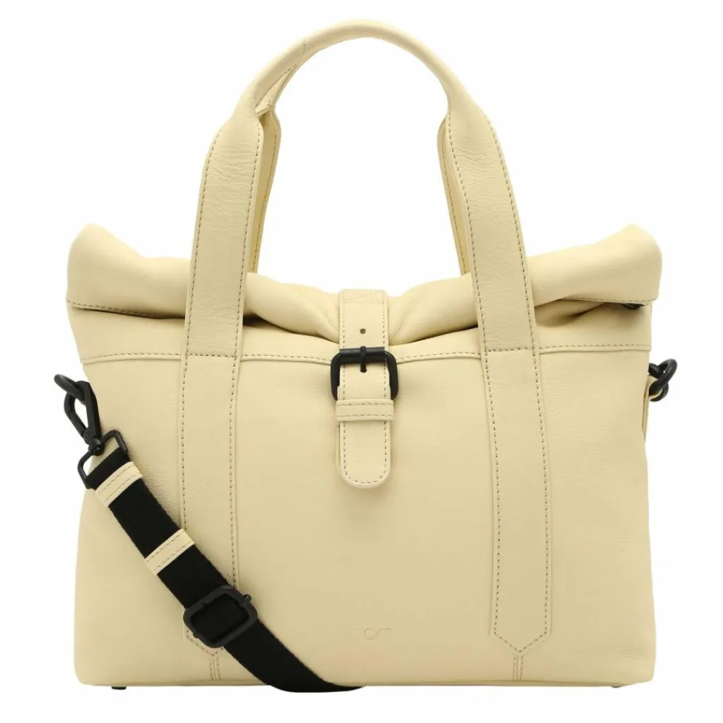 Voi Schultertaschen<4Seasons Schultertasche Leder 32 cm vanilla
