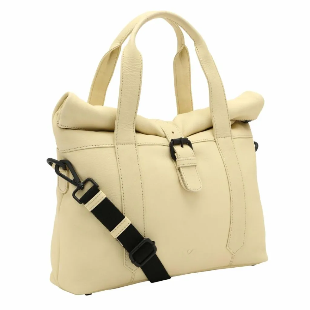 Voi Schultertaschen<4Seasons Schultertasche Leder 32 cm vanilla