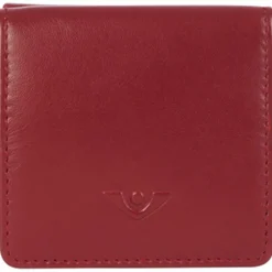 Voi Herrengeldbörsen Querformat|Damengeldbörsen Querformat<Soft Fanni Geldbörse Leder 8 cm granat