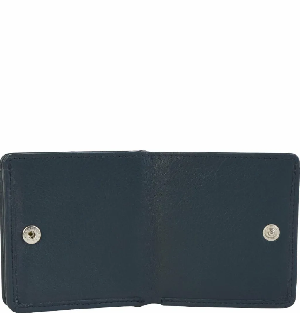 Voi Herrengeldbörsen Querformat|Damengeldbörsen Querformat<Soft Fanni Geldbörse Leder 8 cm blau