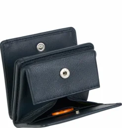 Voi Herrengeldbörsen Querformat|Damengeldbörsen Querformat<Soft Fanni Geldbörse Leder 8 cm blau