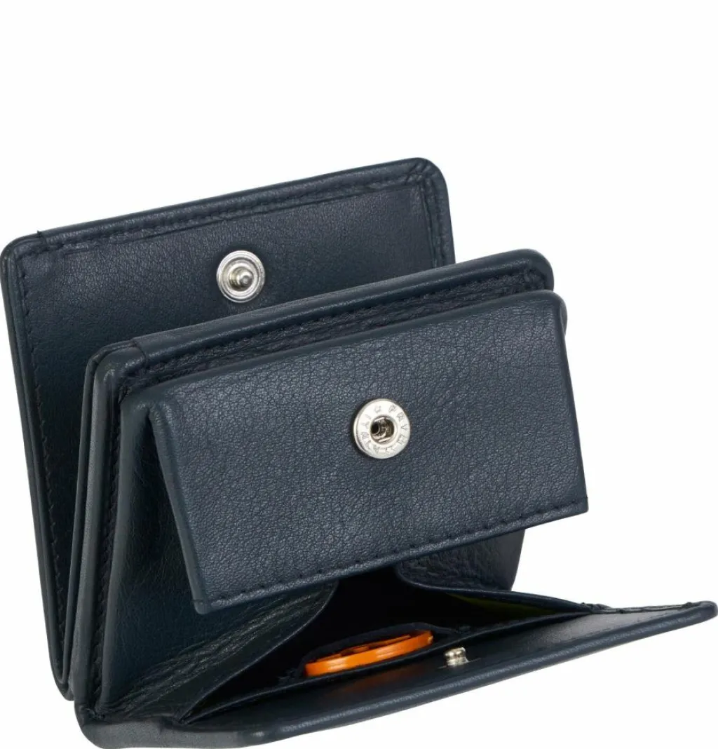 Voi Herrengeldbörsen Querformat|Damengeldbörsen Querformat<Soft Fanni Geldbörse Leder 8 cm blau