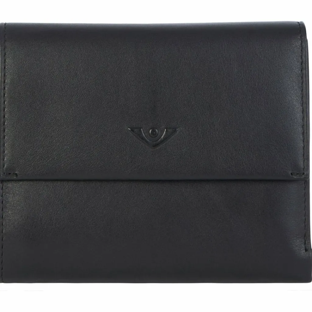 Voi Soft Jodie Geldbörse Leder 12 cm schwarz