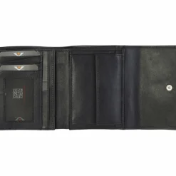 Voi Soft Jodie Geldbörse Leder 12 cm schwarz