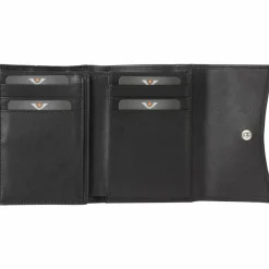 Voi Herrengeldbörsen Querformat|Damengeldbörsen Querformat<Soft Klara Geldbörse Leder 13 cm schwarz