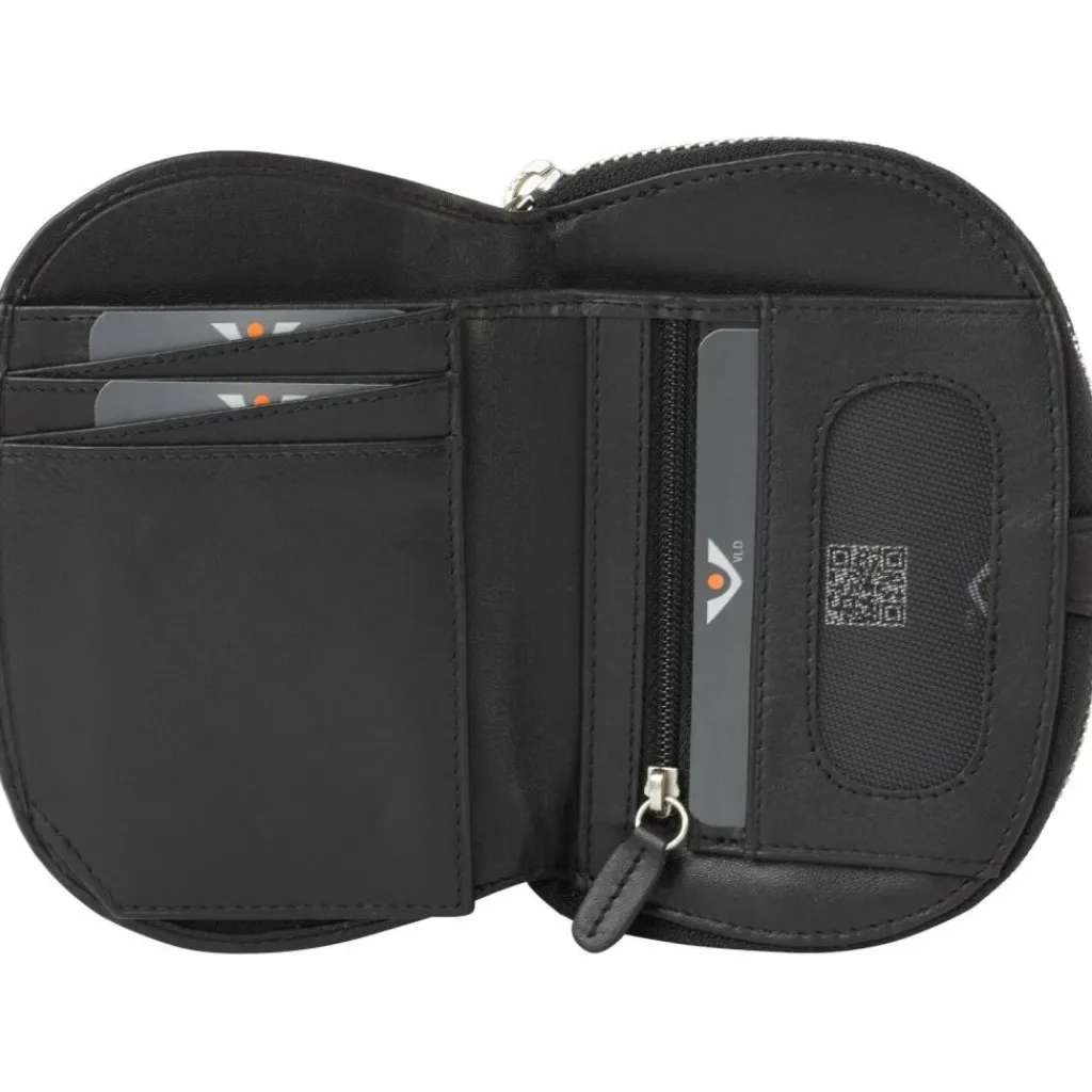 Online Voi Soft Penny Geldbörse Leder 13 cm schwarz