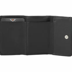 Voi Herrengeldbörsen Querformat|Damengeldbörsen Querformat<Soft Toni Geldbörse Leder 9 cm schwarz