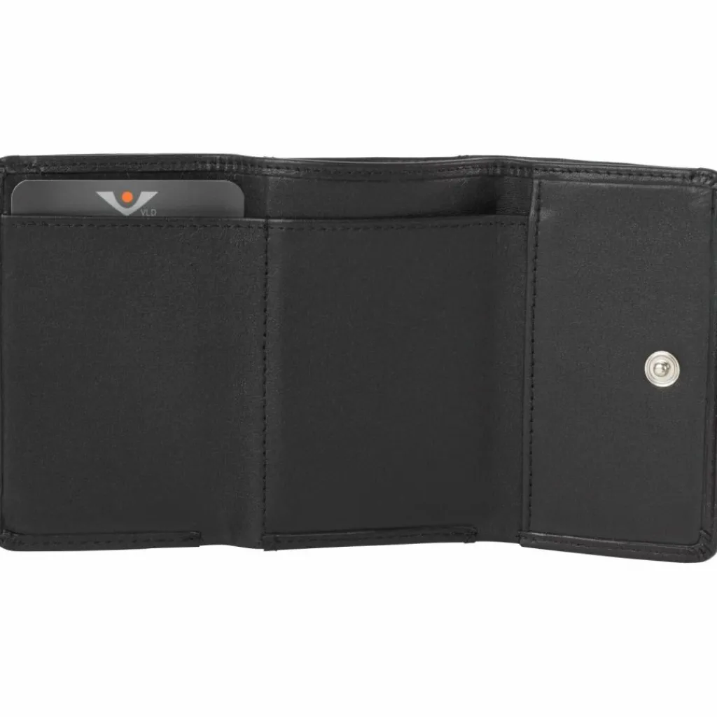 Voi Herrengeldbörsen Querformat|Damengeldbörsen Querformat<Soft Toni Geldbörse Leder 9 cm schwarz