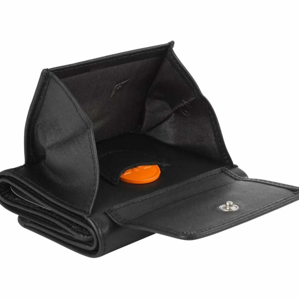 Voi Herrengeldbörsen Querformat|Damengeldbörsen Querformat<Soft Toni Geldbörse Leder 9 cm schwarz