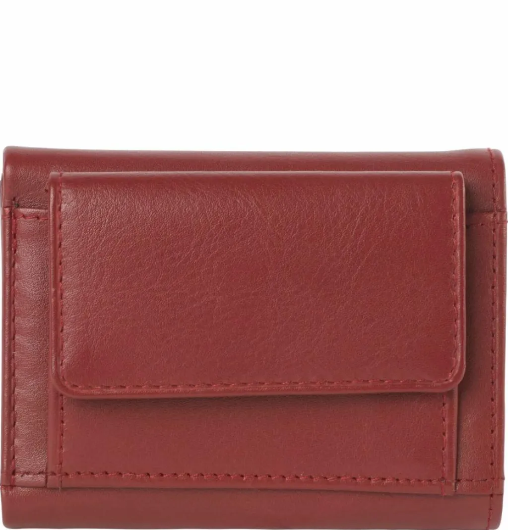 Voi Herrengeldbörsen Querformat|Damengeldbörsen Querformat<Soft Toni Geldbörse Leder 9 cm granat