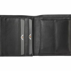 Clearance Voi Soft Uli Geldbörse RFID Leder 8 cm schwarz