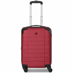 Clearance Wenger Amplar Evo 4 Rollen Kabinentrolley S 53 cm mit Dehnfalte ruby