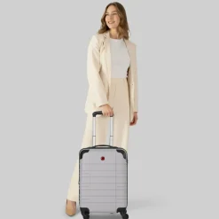 Sale Wenger Amplar Evo 4 Rollen Kabinentrolley S 53 cm mit Dehnfalte cloud