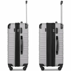 Best Wenger Amplar Evo 4 Rollen Kofferset 3-teilig mit Dehnfalte cloud