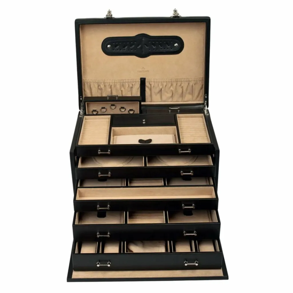 Windrose Ambiance Schmuckkasten Leder 37 cm