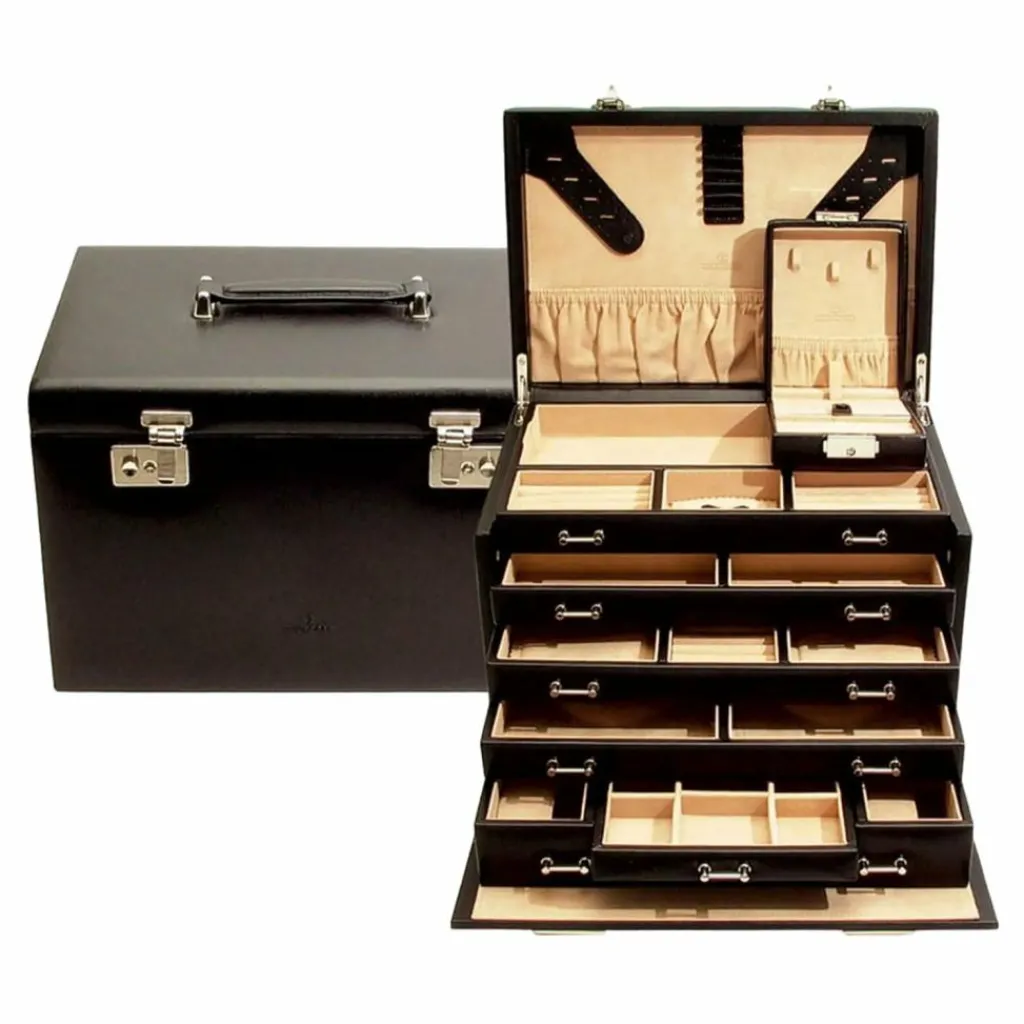 Windrose Ambiance Schmuckkasten Leder 33 cm