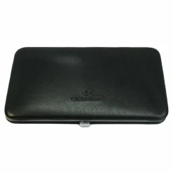 Windrose Schmuckkästen<Ambiance Schmuckkasten Leder 17 cm schwarz