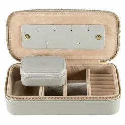 Windrose Schmuckkästen<Aurora Schmuckkasten 20 cm hellgrau