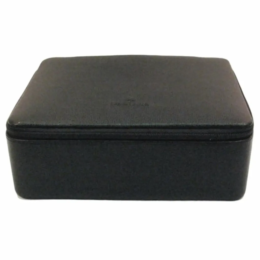 Windrose Beluga Schmuckkasten Leder 19 cm