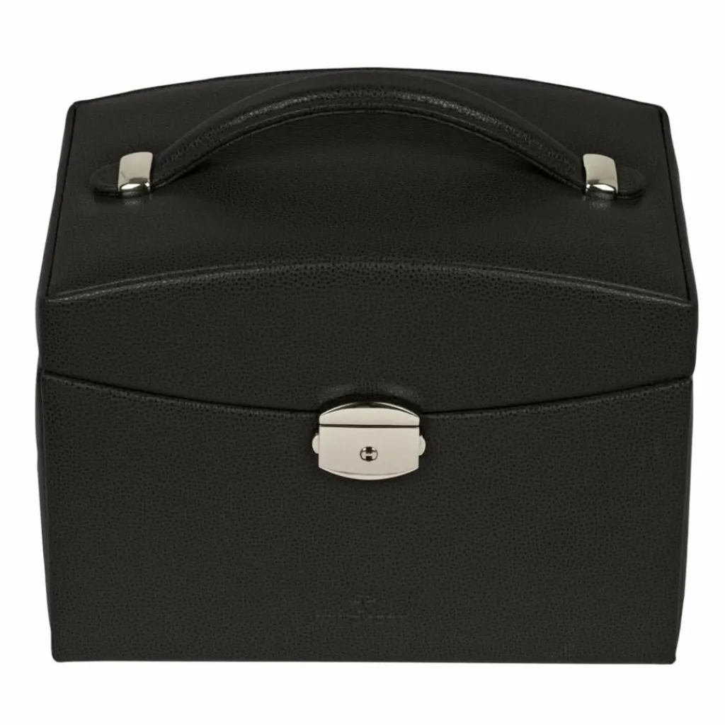 Windrose Beluga Schmuckkasten Leder 21.5 cm