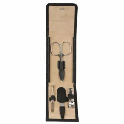 Windrose Schmuckkästen<Beluga Schmuckkasten Leder 10 cm schwarz