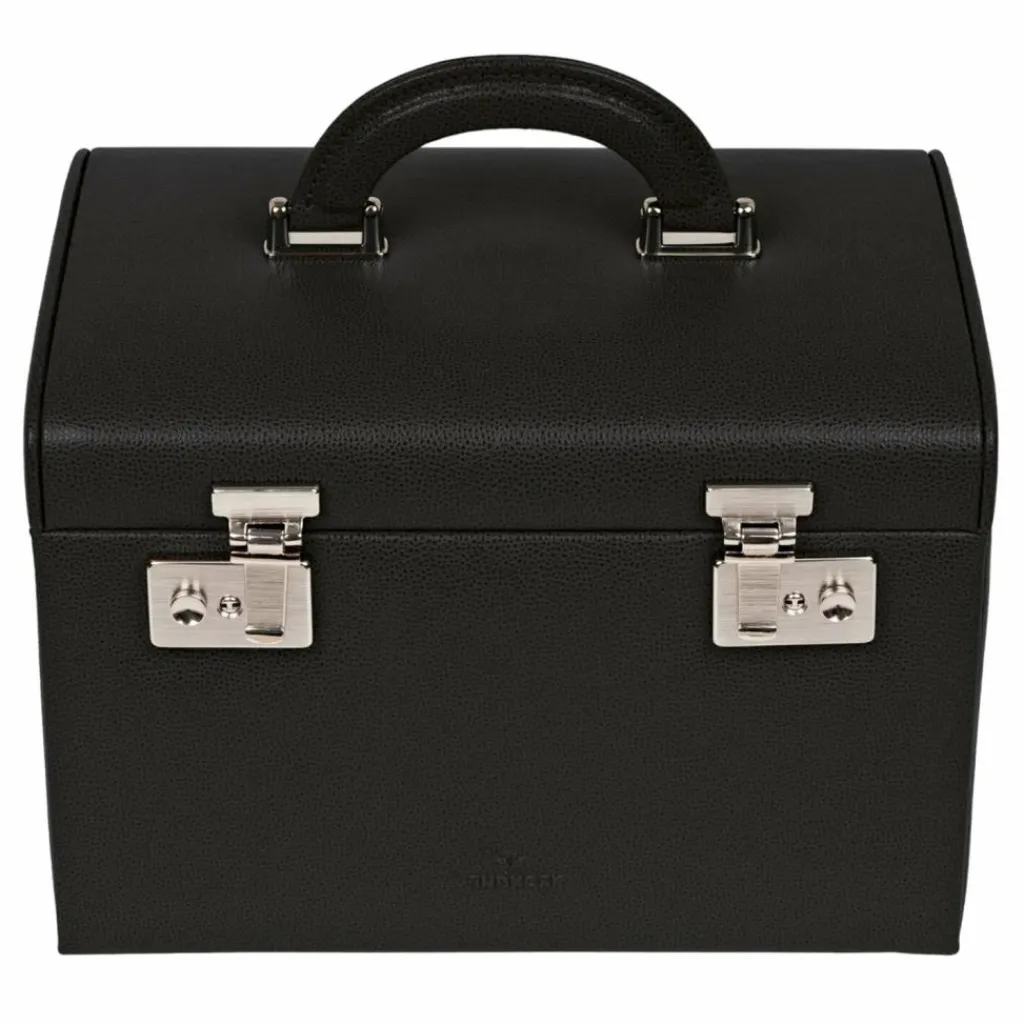 Windrose Beluga Schmuckkasten Leder 26.5 cm