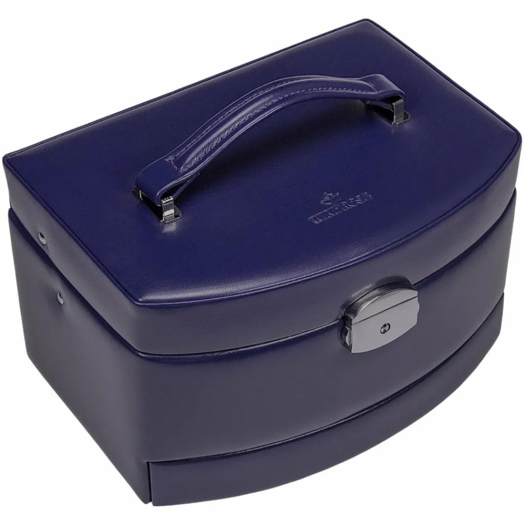 Sale Windrose Merino Moda Schmuckkasten 22 cm dunkelblau