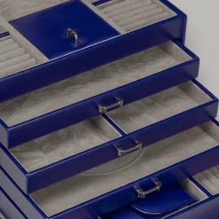 Windrose Schmuckkästen<Merino Moda Schmuckkasten 26 cm dunkelblau