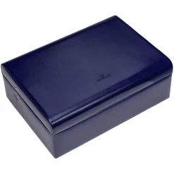 Outlet Windrose Merino Schmuckkasten 30 cm dunkelblau