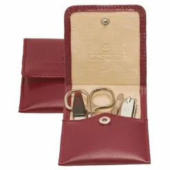 Windrose Schmuckkästen<Merino Schmuckkasten 7.5 cm rot