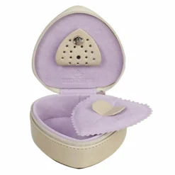 Windrose Merino Schmuckkasten Leder 9.5 cm